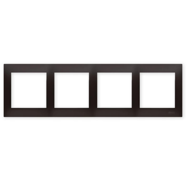 Simon 54 ramka poczwórna 4x antracyt DR4/48